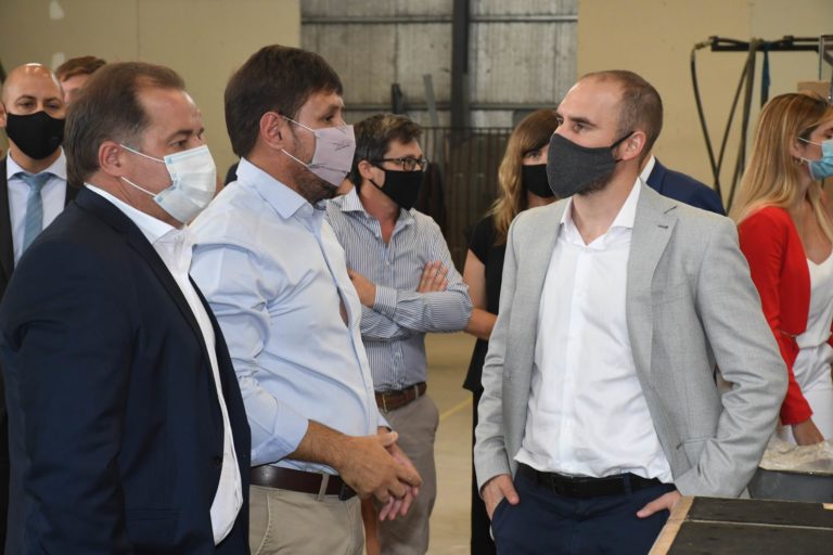 El ministro Martín Guzmán recorrió el Parque Industrial de Santa Rosa