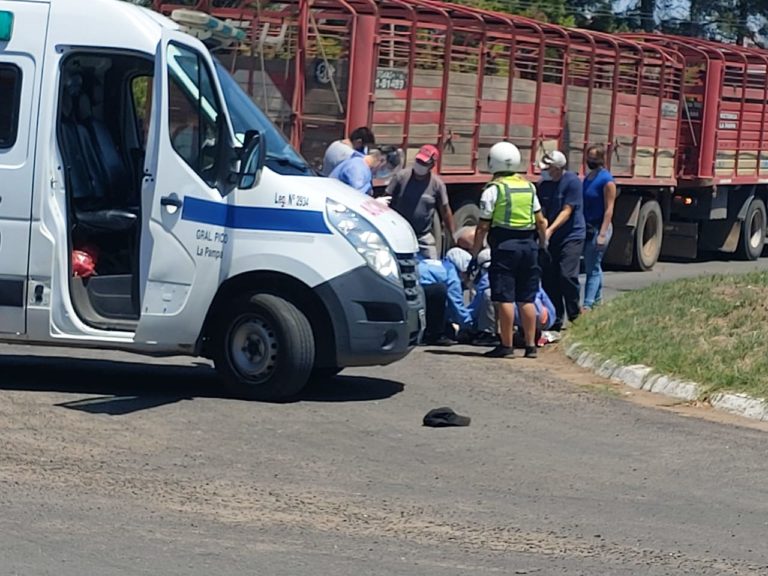 El joven accidentado en horas de la tarde se encuentra en estado crítico y su pronóstico es reservado