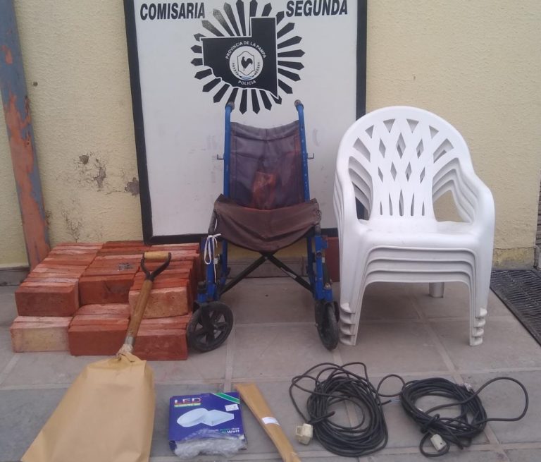 Allanamientos en barrio Ranqueles por robo en una obra en construcción: Recuperaron la mayoría de los elementos y demoraron a dos personas