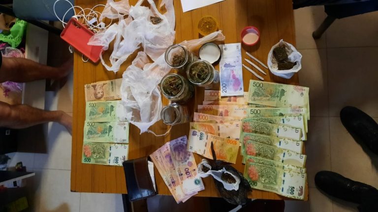 Desbarataron boca de expendio de droga en Victorica: Detuvieron a dos personas