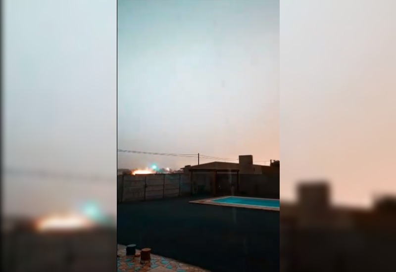 VIDEO: Impresionante rayo cayó en Santa Rosa