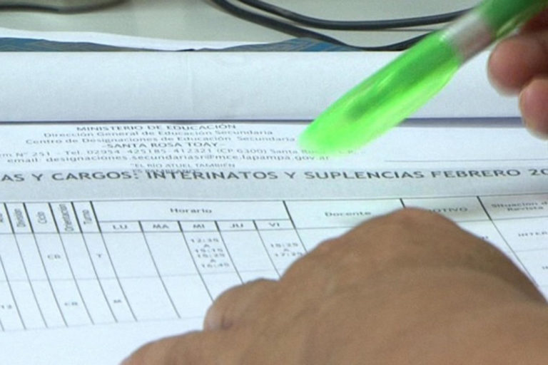 La Pampa: Educación suspende los actos de titularizaciones virtuales programados para hoy