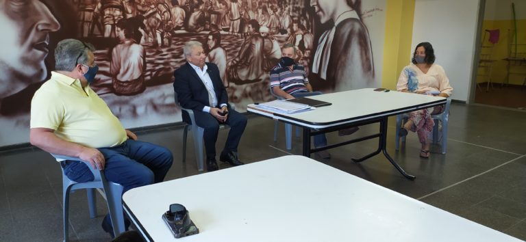 El presidente del IPAV visitó la sede regional centro sur de la Confederación General del Trabajo