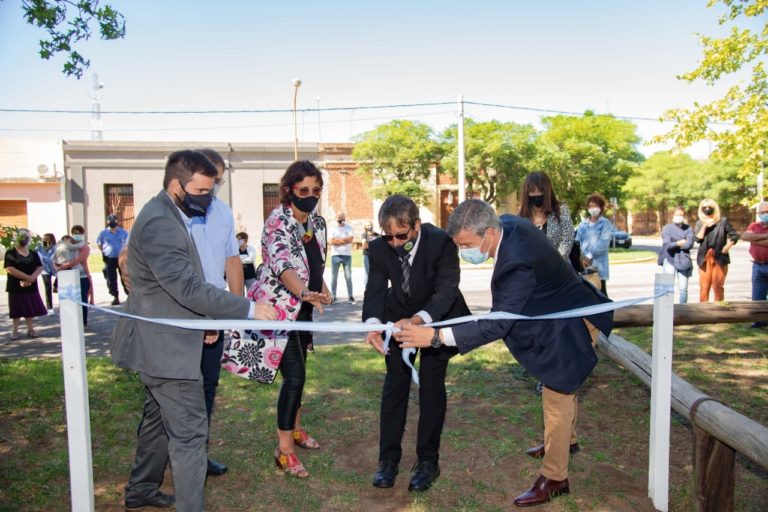 Inauguraron un parque ecológico durante el 110º aniversario de Hilario Lagos