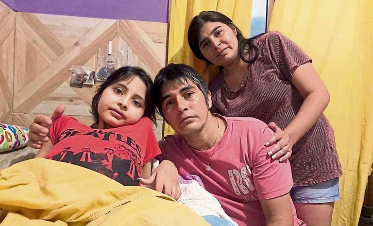 El papá de Abigail Jiménez fue internado por un pico de estrés