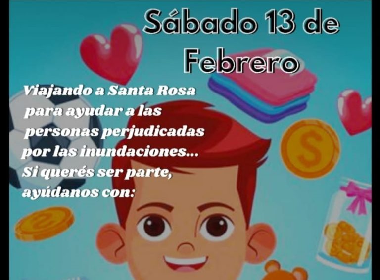 Desde General Pico impulsan una colecta solidaria para ayudar a los damnificados por las inundaciones en Santa Rosa