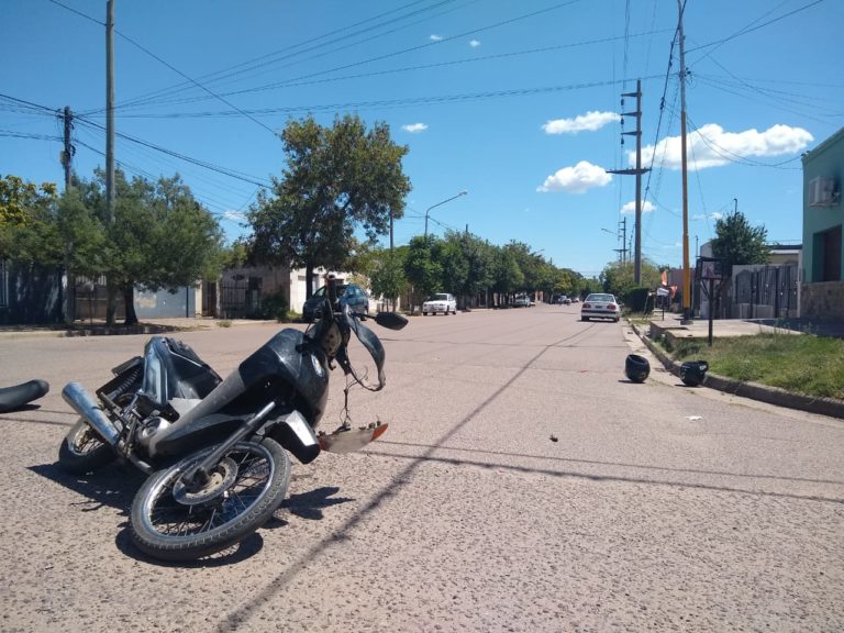 Durante la mañana de hoy se registraron tres accidentes de tránsito, dos de ellos involucraron motocicletas
