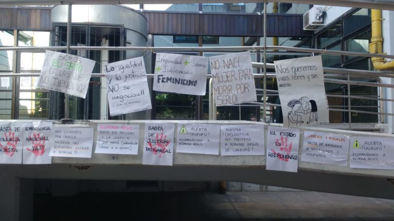General Pico: manifestación y reclamo por el asesinato de Ursula Bahillo