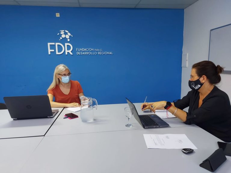 “Perspectiva de género en el ámbito empresarial”, uno de los temas de la agenda que abordaron la Intendenta, Fernanda Alonso y la gerente de la FDR