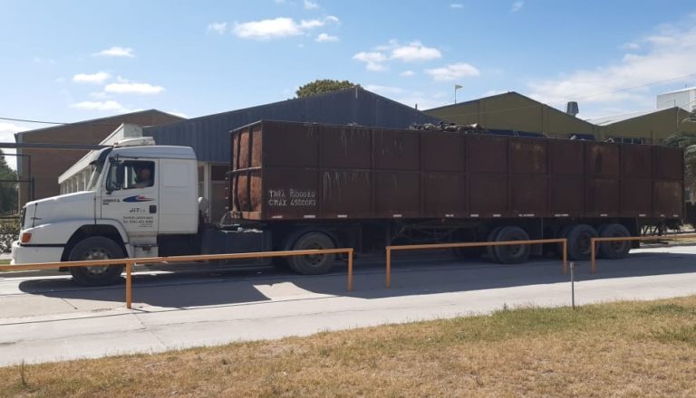 Se compactaron más de 42 toneladas de chatarra en General Acha