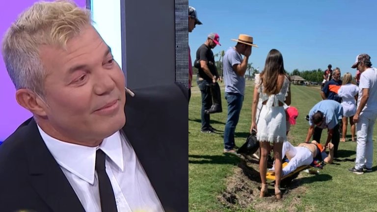 Fernando Burlando fue internado tras caerse de un caballo en un partido de polo