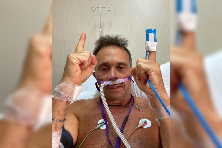 Sergio Lapegüe publicó una fuerte carta abierta desde terapia intensiva sobre el coronavirus: “Estoy viviendo una pesadilla”