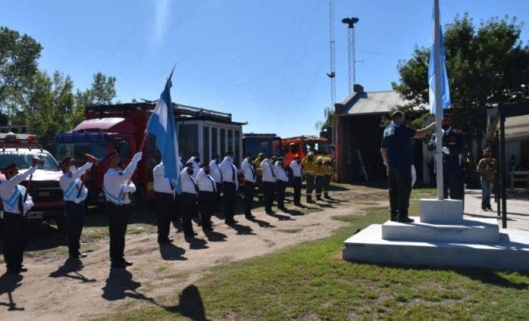 Celebraron un emotivo nuevo aniversario de la Asociación de Bomberos Voluntarios de Ingeniero Luiggi