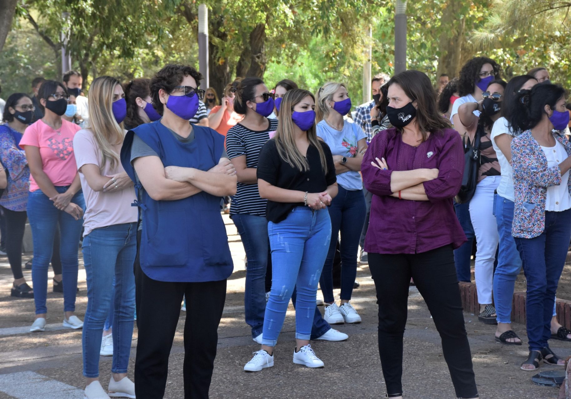 Gran número de empleados municipales participaron de un espacio de reflexión por el Día de la Mujer en General Pico