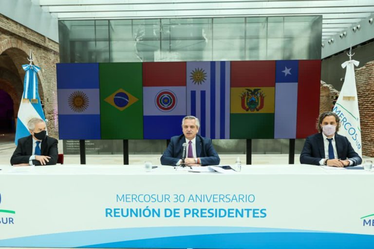 A 30 años de la creación del Mercosur, Alberto Fernández definió al organismo como “una zona de paz, diálogo y cooperación”