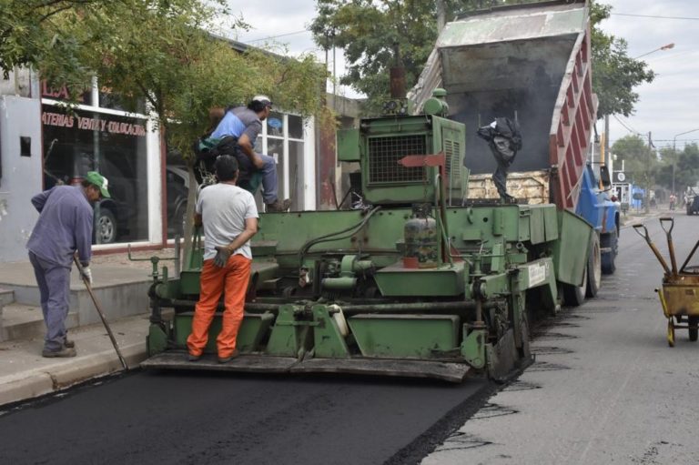 General Pico: prosiguen las tareas de pavimento urbano, mirá las calles que estarán cortadas de hoy al viernes
