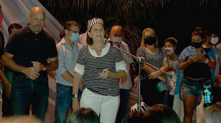Patricia Bullrich encabezó una protesta contra Gildo Insfrán vestida de presa: “Formosa está gobernada por un tirano hace 25 años”