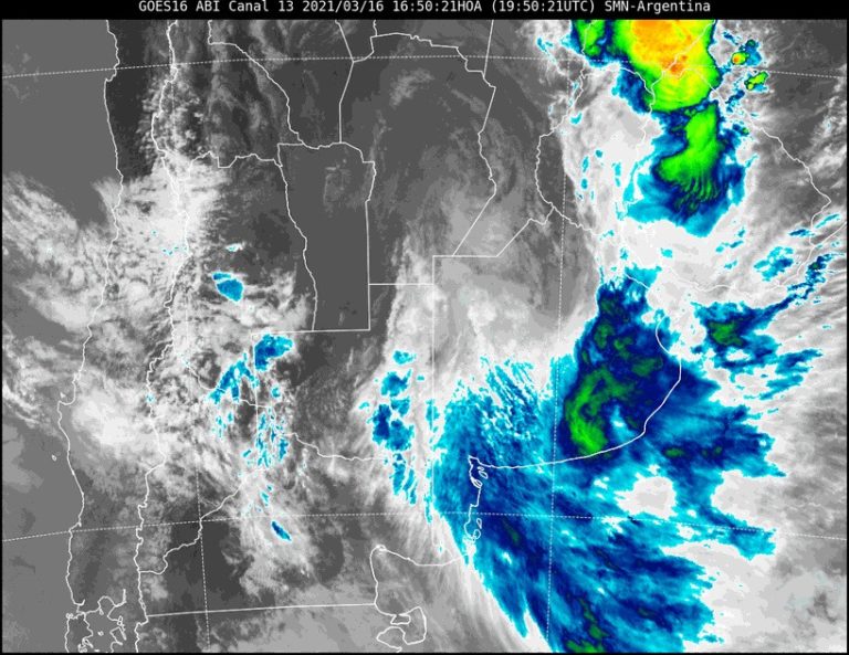 Aviso a corto plazo por tormentas fuertes con lluvias intensas y ráfagas para La Pampa