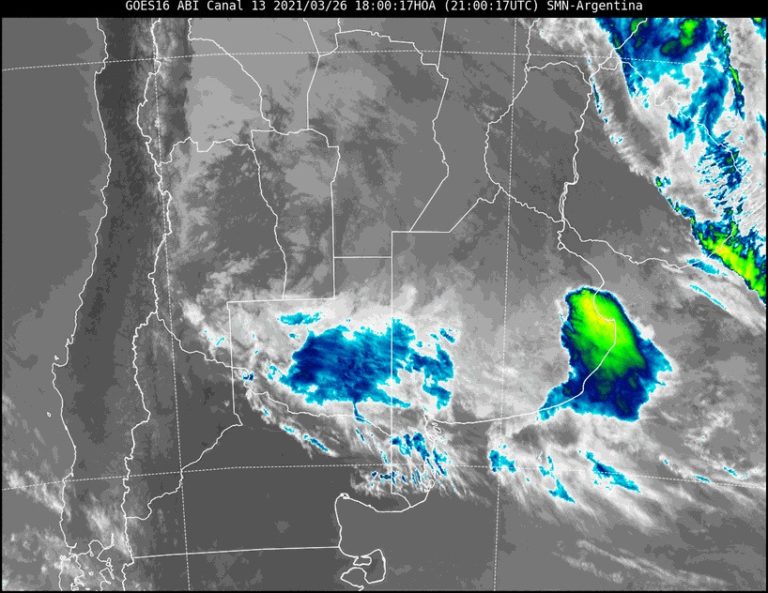 Nuevo aviso a muy corto plazo por lluvias intensas para el centro y sur de La Pampa
