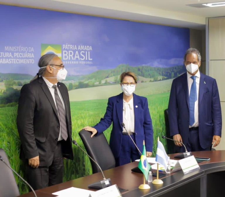 Luis Basterra viajó a Brasil para trabajar junto a Daniel Scioli en una agenda de promoción agrícola
