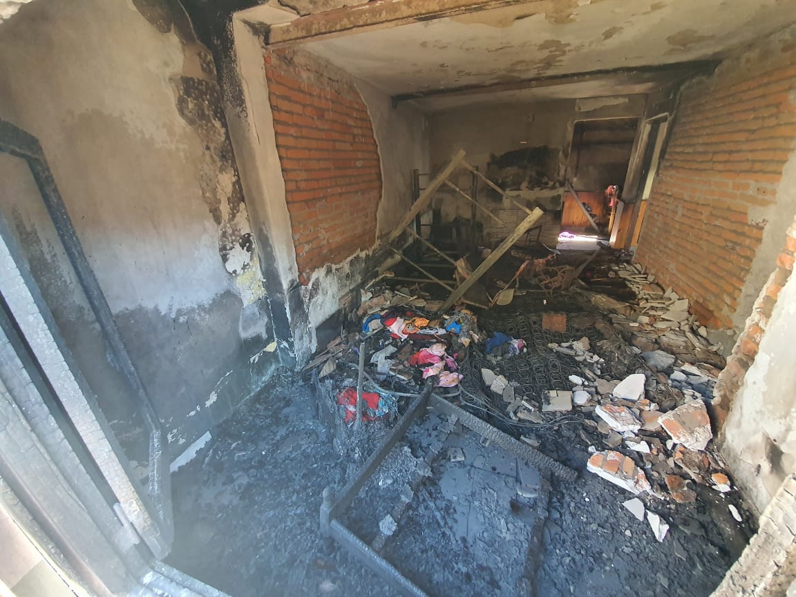 Doloroso testimonio del propietario del departamento incendiado ayer: “Se pierde el sacrificio familiar de muchos años y la posibilidad de poder tener otro ingreso”