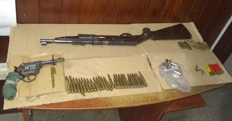 Dos allanamientos en Rancul: Secuestraron armas de fuego y cartuchería de diversos calibres