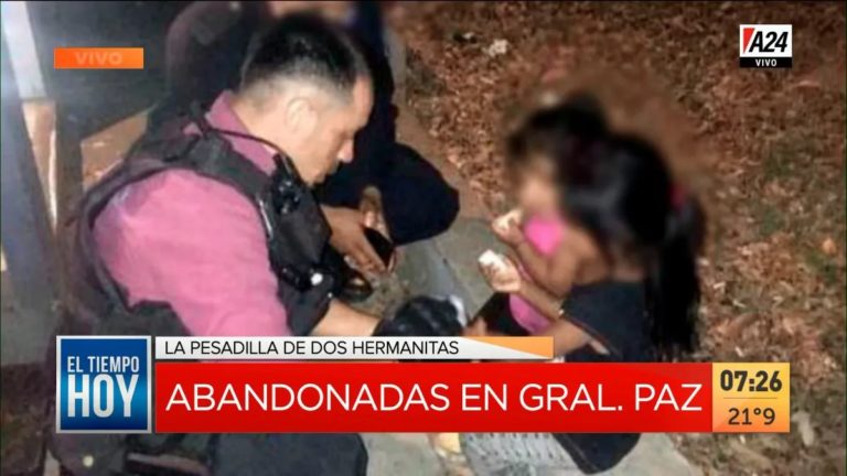 Pesadilla: dos nenas abandonadas en la av. General Paz