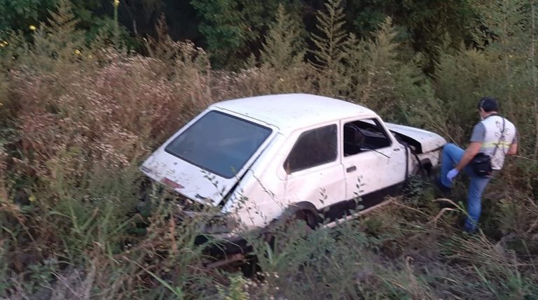 Vuelco en la madrugada a unos 5 km de General Pico