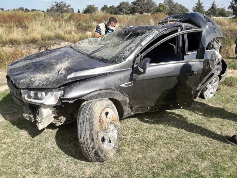 Un muerto tras un vuelco fatal a unos 1.000 metros de la entrada a la localidad de Winifreda