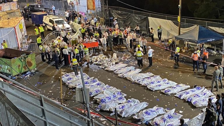 Mueren 44 personas en una estampida en Israel durante una festividad religiosa
