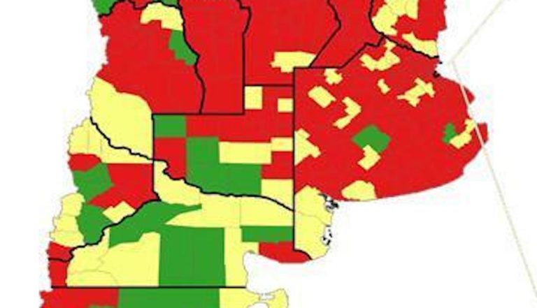 Alerta epidemiológica en La Pampa: 13 departamentos provinciales en “rojo”