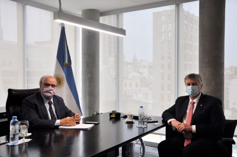 Ziliotto visitó a De Mendiguren para acordar financiamiento a sectores productivos en La Pampa