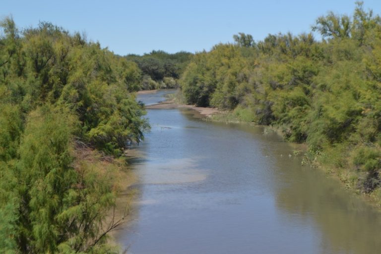 Río Atuel: Debido a las lluvias en el sur de Mendoza, hubo nuevo ingreso de agua a La Pampa