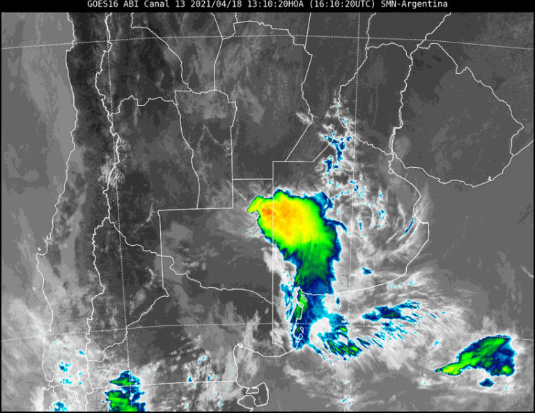 Lanzan un alerta a muy corto plazo por tormentas fuertes con lluvias intensas y ráfagas para General Pico y la zona