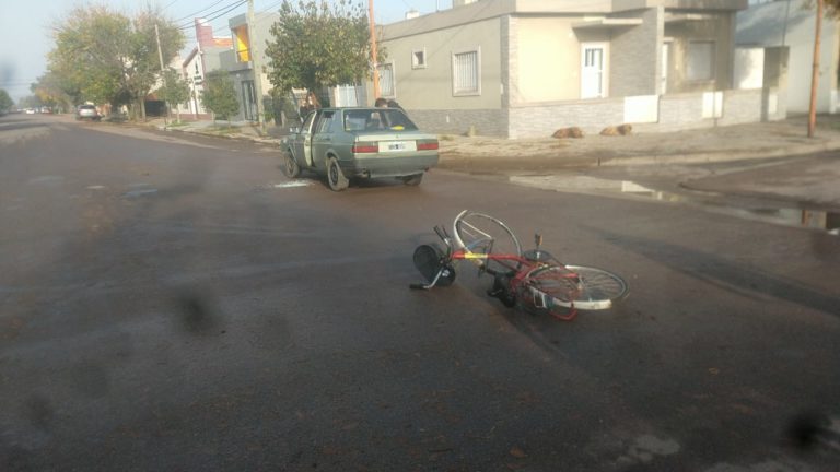 General Pico: un ciclista hospitalizado tras un siniestro vial