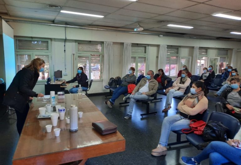 Se realizó una jornada de capacitación para equipos de Zona Sanitaria II sobre testeos rápidos de COVID-19