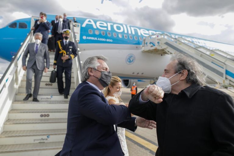 Alberto Fernández visitó Portugal y ya se encuentra en Madrid