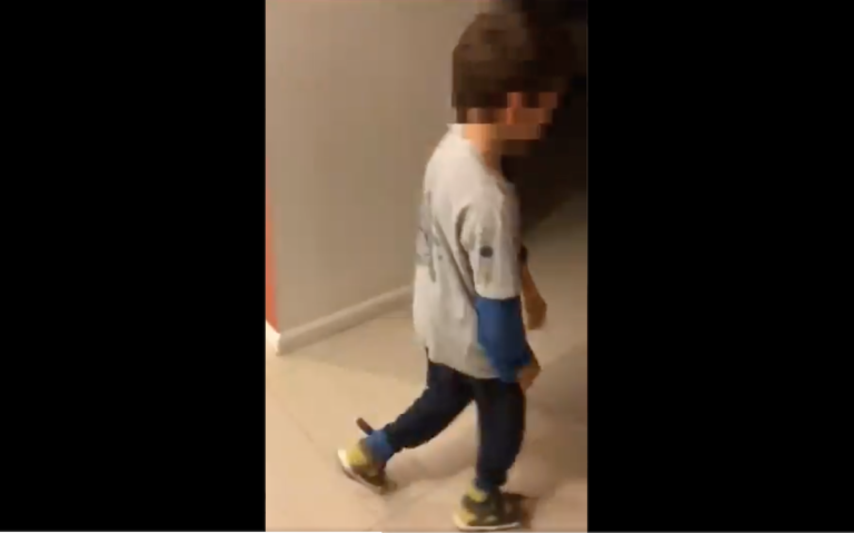 Video: la lucha de Mateo, el nene con parálisis cerebral que consiguió caminar y saltar