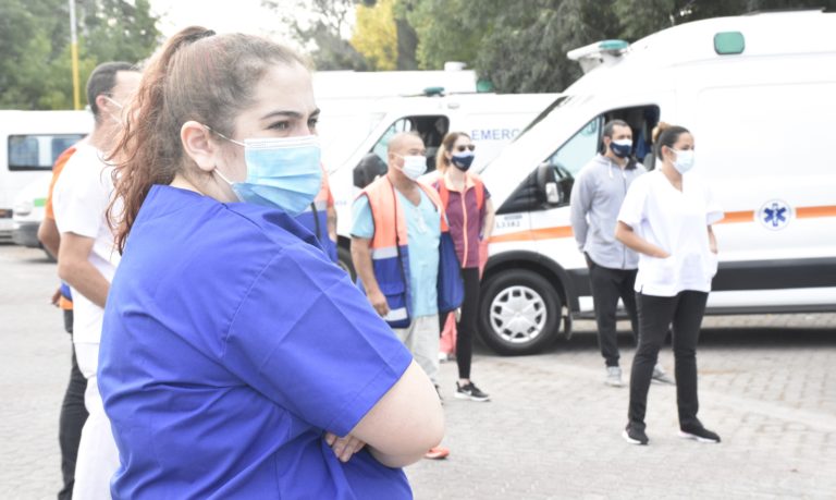 Equipos de Salud recorrieron General Pico para concientizar y se desarrolló otra “búsqueda activa” en Plaza San Martín
