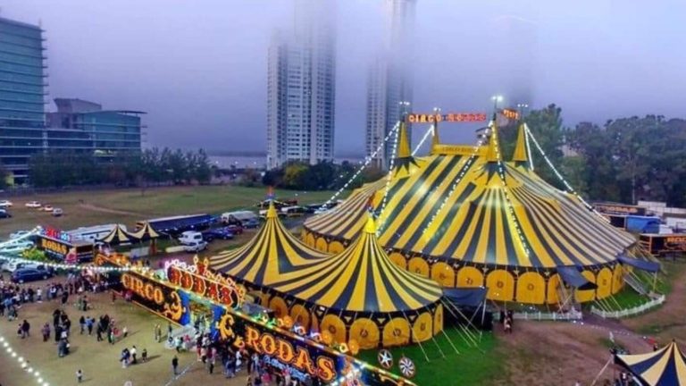 Un circo quedó varado en Rosario y usarán esa carpa como centro de testeos de coronavirus