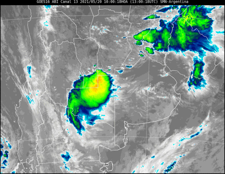 Alerta a corto plazo por «tormentas fuertes con lluvias intensas» para gran parte de La Pampa