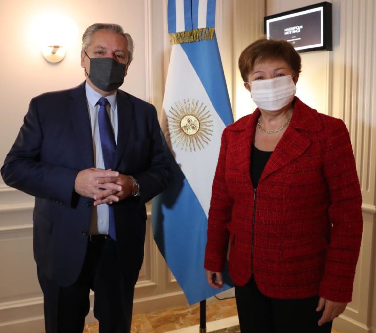 El Presidente se reunió con la directora del FMI: “La vocación es encontrar un acuerdo lo más rápido posible”