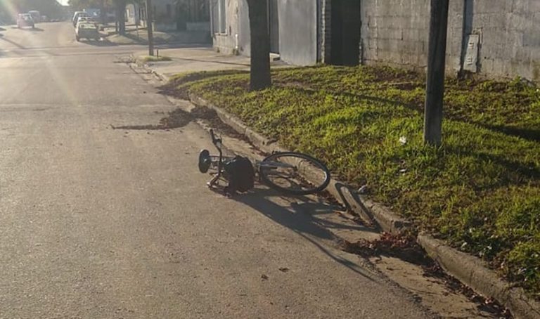 Un hombre cayó de su bicicleta en barrio El Molino: Fue asistido y trasladado al Hospital