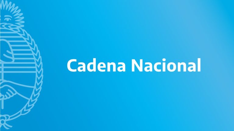 CADENA NACIONAL | El Gobierno ordenó un confinamiento estricto en casi todo el país