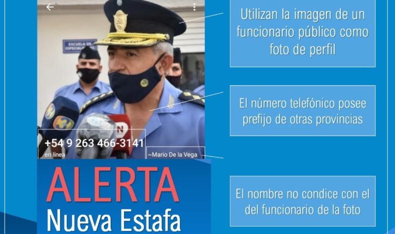 Alertan sobre una nueva modalidad de estafa: Ahora usan fotos de funcionarios para engañar y robar dinero