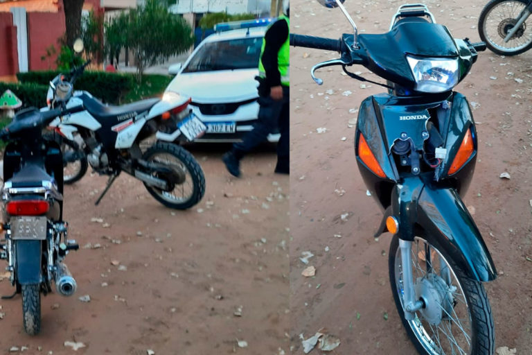 Dos adolescentes fueron demoradas después de robar una moto, darse a la fuga y dejarla abandonada