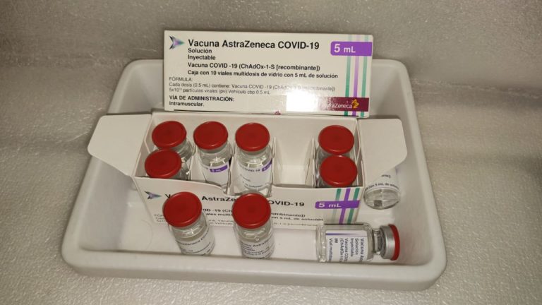 Hoy La Pampa recibió 14.400 dosis de la vacuna AstraZeneca