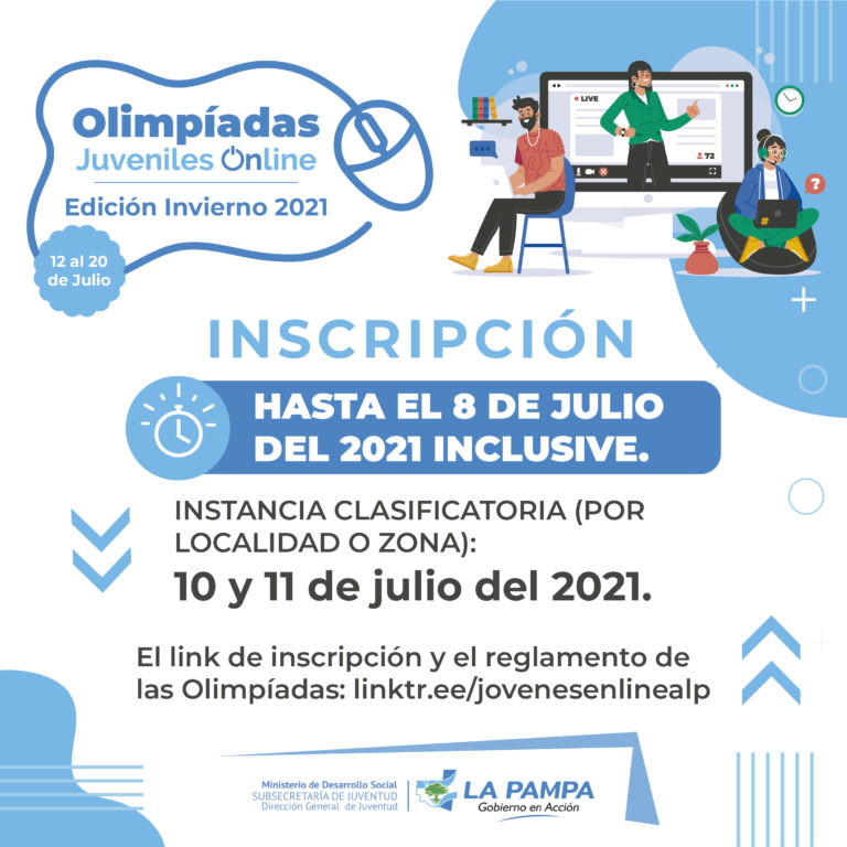Lanzaron las “Olimpiadas Juveniles Online” de Invierno 2021