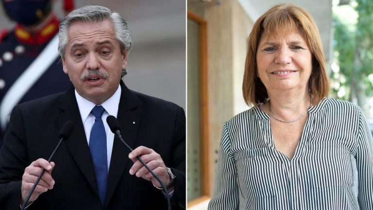 Tras fracasar la mediación, Alberto Fernández demandará a Patricia Bullrich por $ 100 millones
