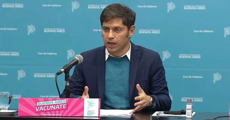 Axel Kicillof anunció que regresan las clases presenciales en provincia de Buenos Aires
